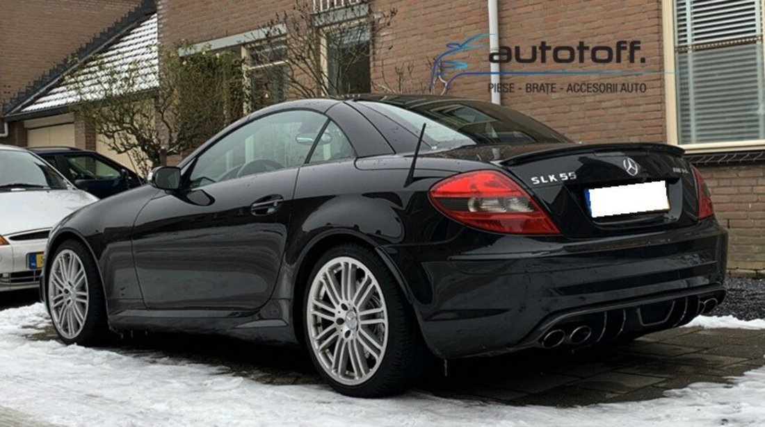 Eleron portbagaj Mercedes SLK R171 (04-11) Negru lucios