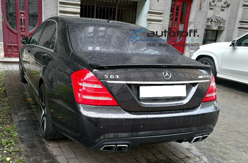 Eleron portbagaj Mercedes W221 S-Class (05-09) Black Look