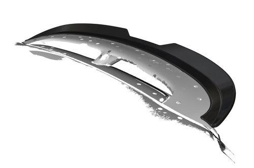 Eleron portbagaj Mini R56 John Cooper Works 2008-2013 material ABS plastic ABS negru usor de vopsit ...