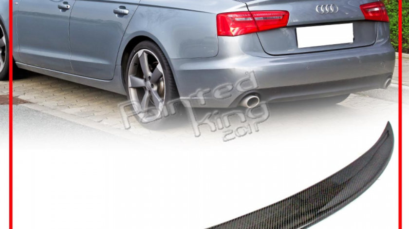 Eleron portbagaj pentru Audi A6 C7 facelift si nonfacelift model High Performance GFK carbon