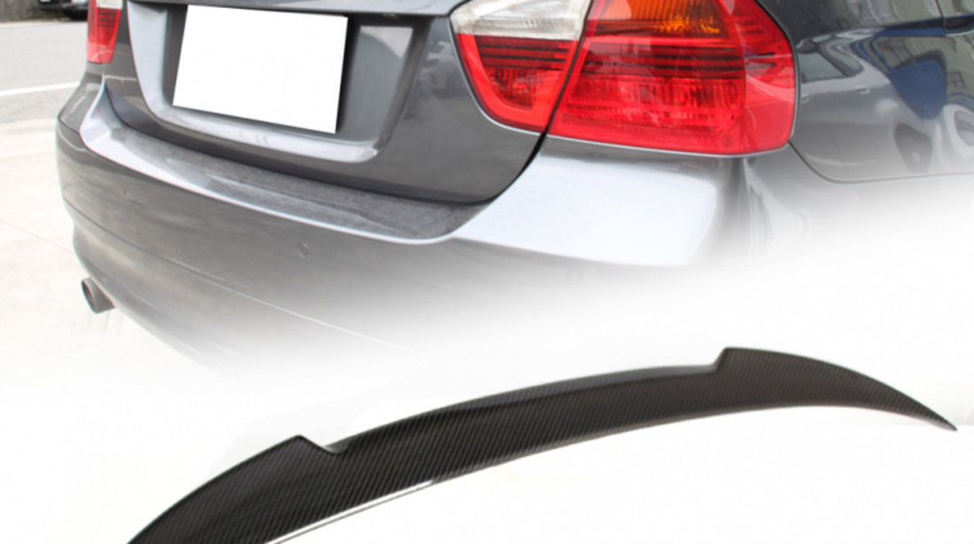 Eleron portbagaj pentru BMW E90 2005-2011 model m4 look carbon CALITATE PREMIUM