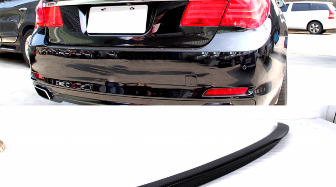 Eleron portbagaj pentru BMW F01 Seria 7 model V type M4 look carbon Produs de calitate
