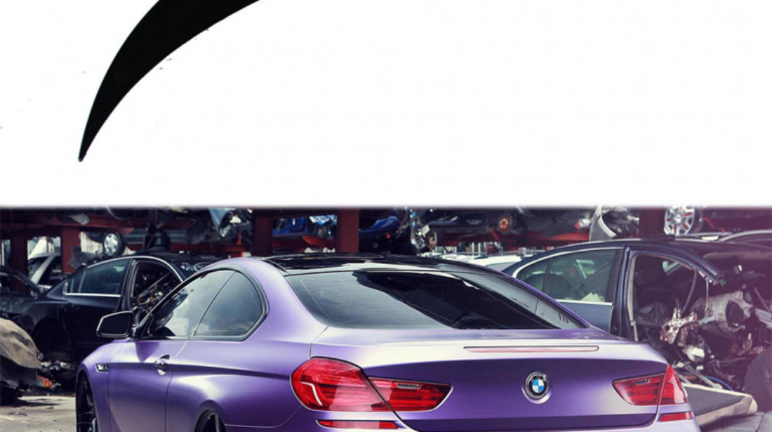 Eleron portbagaj pentru BMW F12 Cabrio Seria 6 model V type carbon
