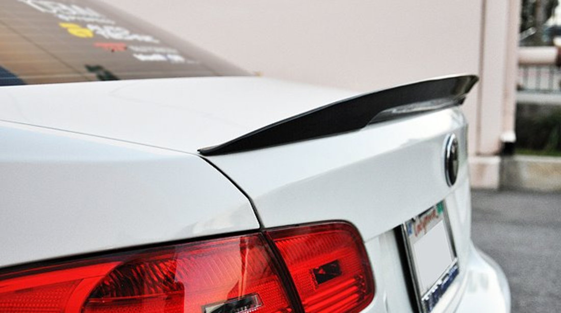 Eleron portbagaj pentru BMW seria 3 E92 model performance high kick look 2007-2012 carbon CALITATE PREMIUM