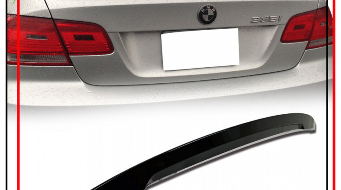 Eleron portbagaj pentru BMW seria 3 E92 model performance high kick look 2007-2012 carbon CALITATE PREMIUM