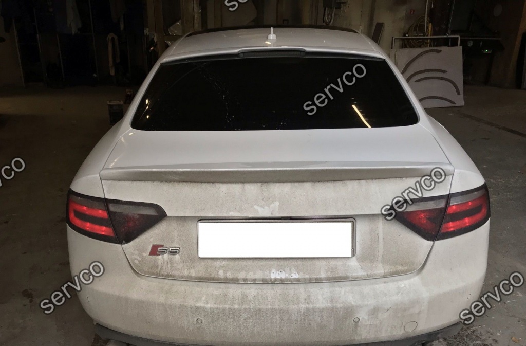 Eleron portbagaj Sline Caractere tuning sport Audi A5 Coupe 8T 8T3 S5 2007-2012 v2