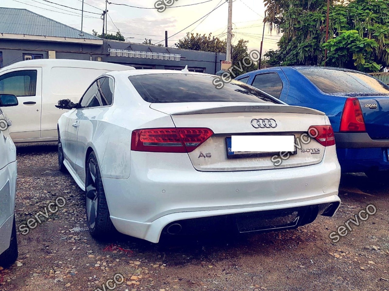 Eleron portbagaj Sline tuning sport Audi A5 8T 8T3 Coupe S5 RS5 2007-2012 v1