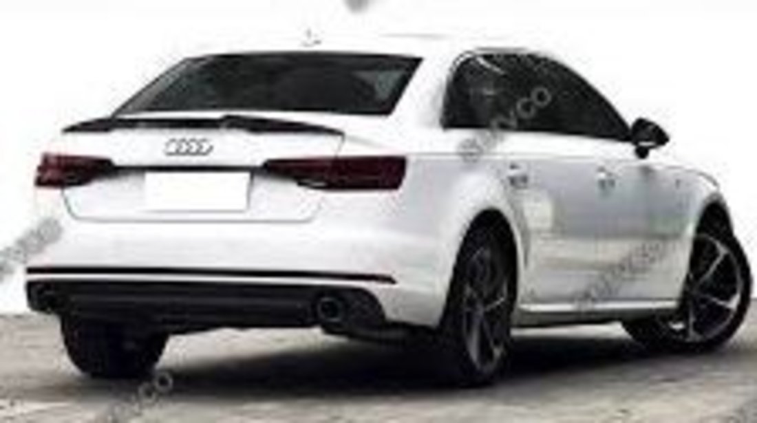 Eleron portbagaj spoiler Audi A4 B9 Sline S-line S4 Rs4 2015- v1