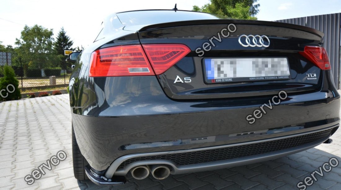 Eleron portbagaj spoiler cap Audi A5 8T Sportback S-Line Mk1 Facelift 2011-2016 v2 - Maxton Design