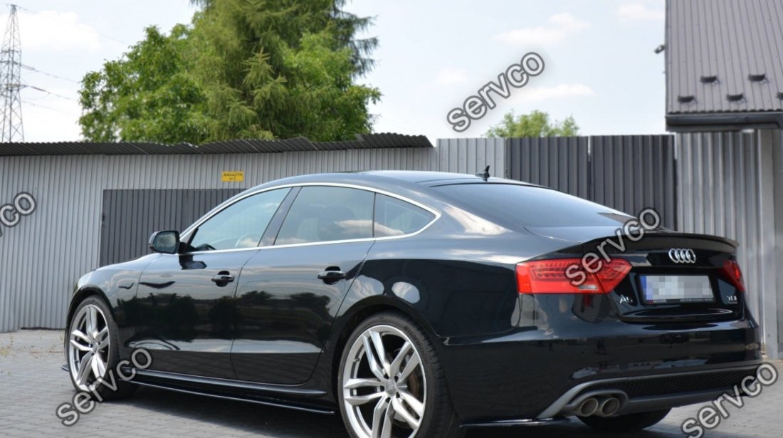 Eleron portbagaj spoiler cap Audi A5 8T Sportback S-Line Mk1 Facelift 2011-2016 v2 - Maxton Design