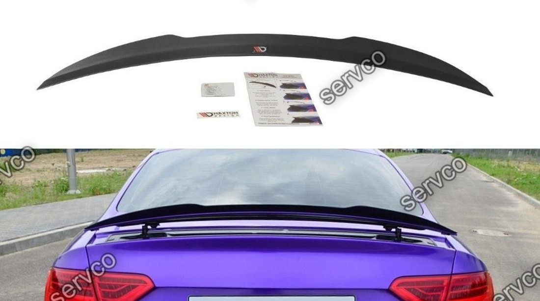 Eleron portbagaj spoiler cap Audi A5 RS5 Mk1 8T Facelift 2012-2015 v3 - Maxton Design