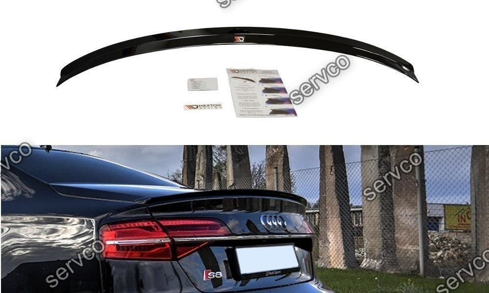 Eleron portbagaj spoiler cap Audi A8 S8 D4 2013-2017 v2 - Maxton Design