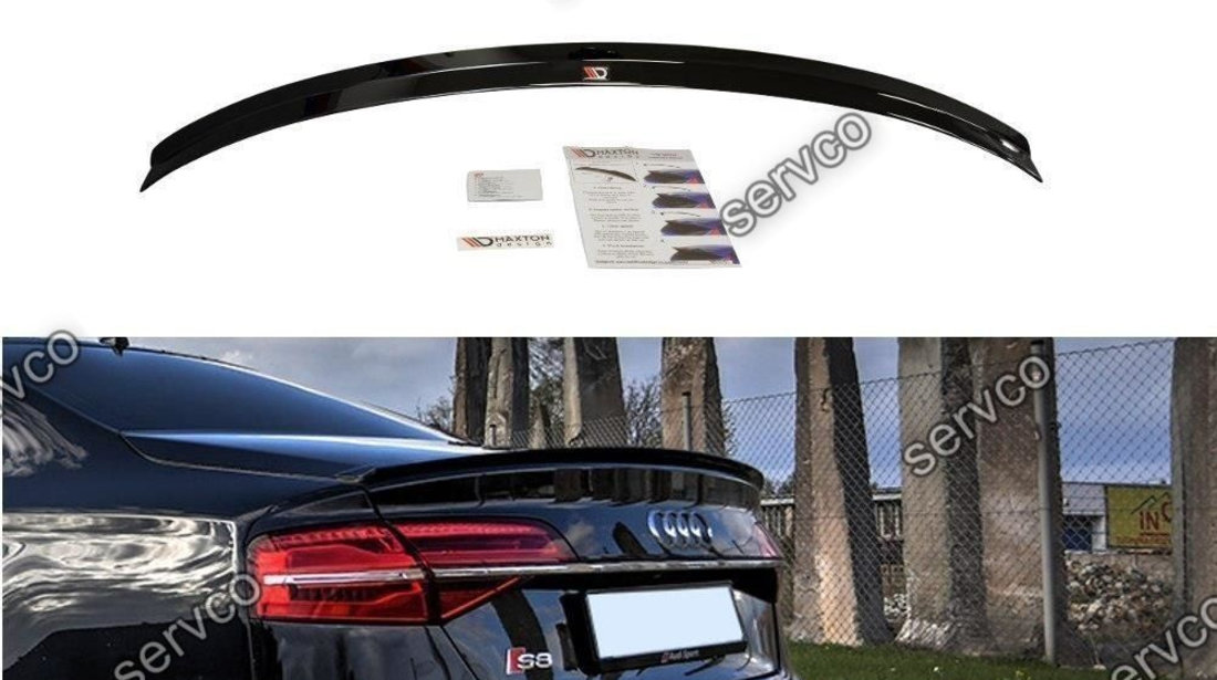 Eleron portbagaj spoiler cap Audi A8 S8 D4 2013-2017 v2 - Maxton Design