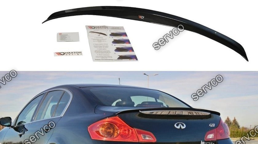 Eleron portbagaj spoiler cap Infiniti G37 Sedan 2009-2010 v1 - Maxton Design