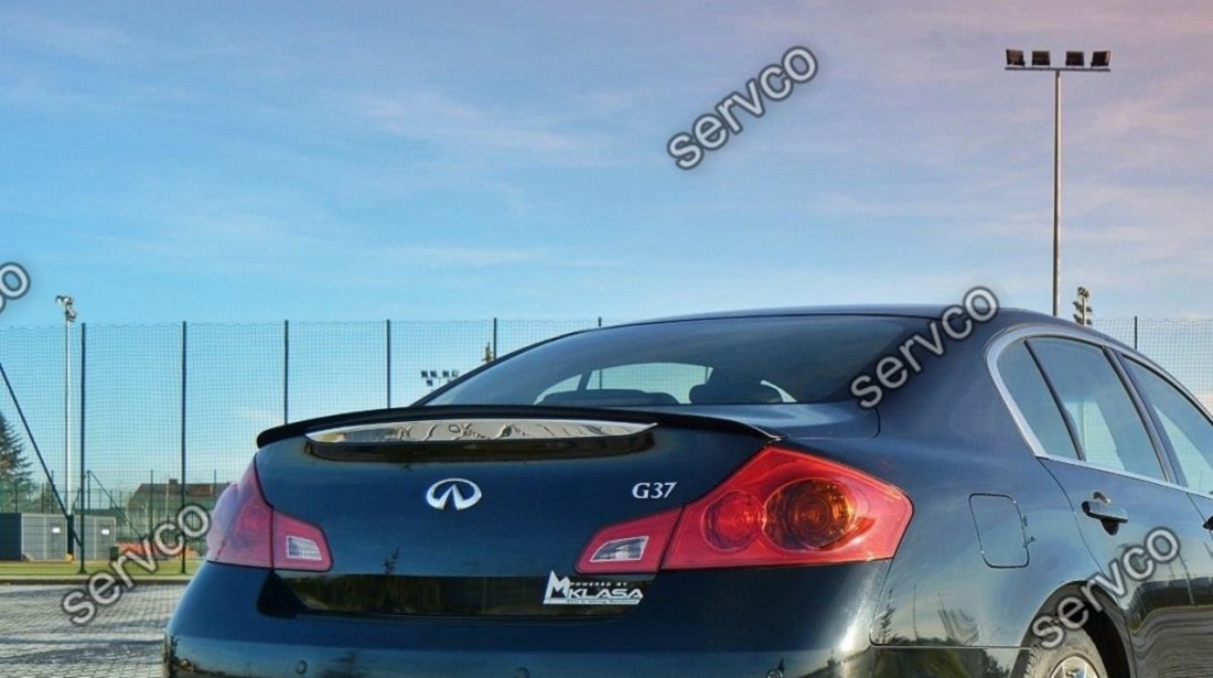 Eleron portbagaj spoiler cap Infiniti G37 Sedan 2009-2010 v1 - Maxton Design