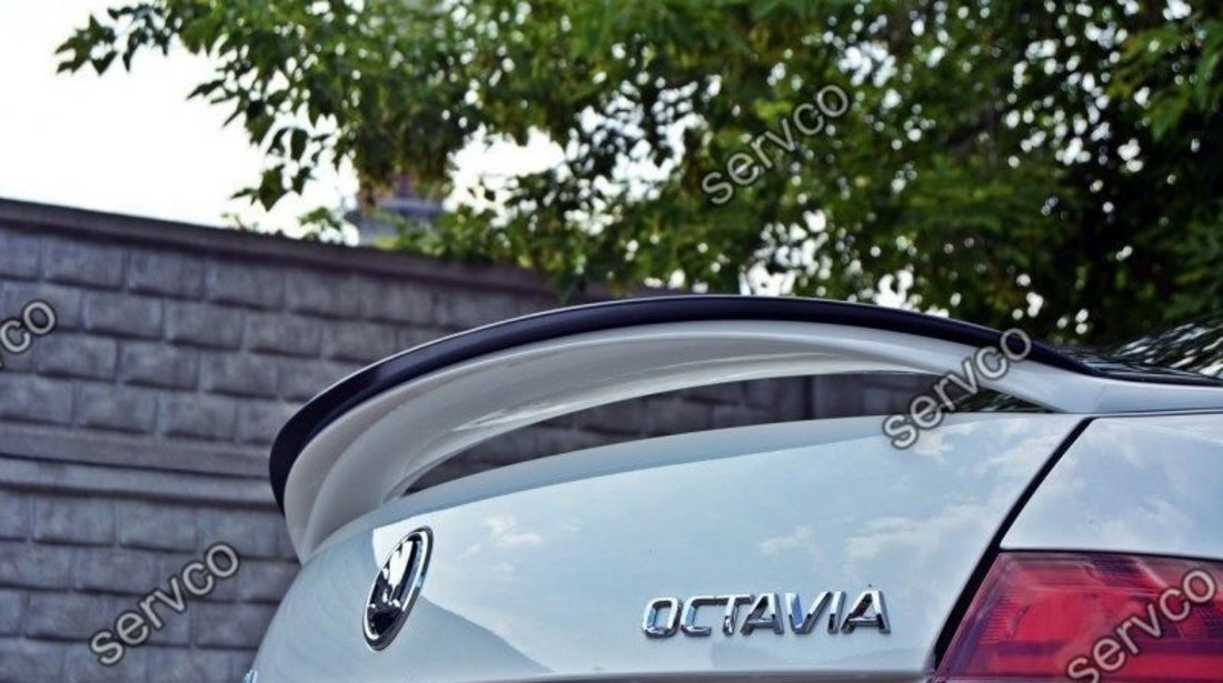 Eleron portbagaj spoiler cap Skoda Octavia Mk3 RS 2013- v2 - Maxton Design