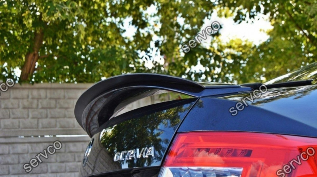 Eleron portbagaj spoiler cap Skoda Octavia Mk3 RS 2013- v2 - Maxton Design