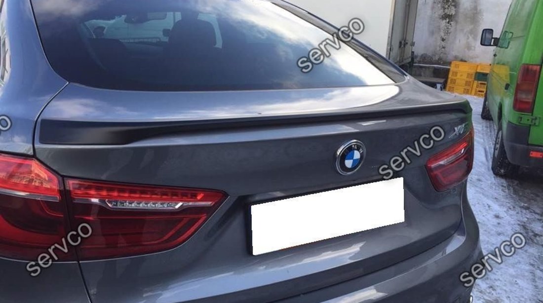 Eleron portbagaj spoiler tuning sport BMW X6 F16 M Performance Aero 2014-2018 v1