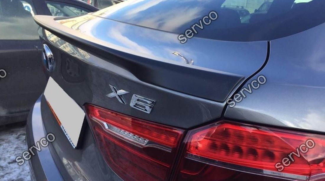 Eleron portbagaj spoiler tuning sport BMW X6 F16 M Performance Aero 2014-2018 v1