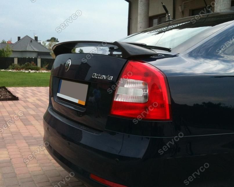 Eleron portbagaj tuning sport Octavia 2 RS Vrs Sedan HB