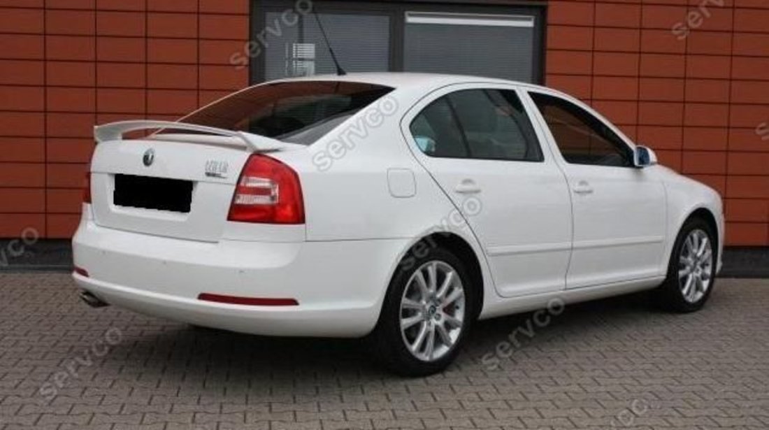 Eleron portbagaj tuning sport Octavia 2 RS Vrs Sedan HB