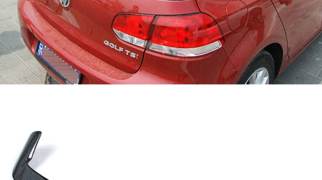 Eleron portbagaj VW GOLF 6 GTI din Carbon