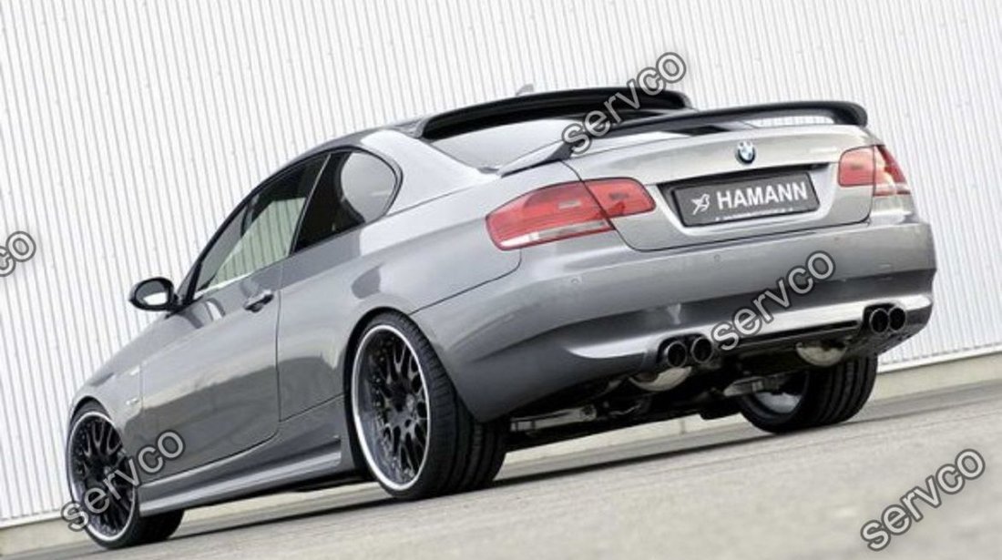 Eleron prelungire capota portbagaj tuning sport BMW E92 H style Hamann 2006-2012 v3