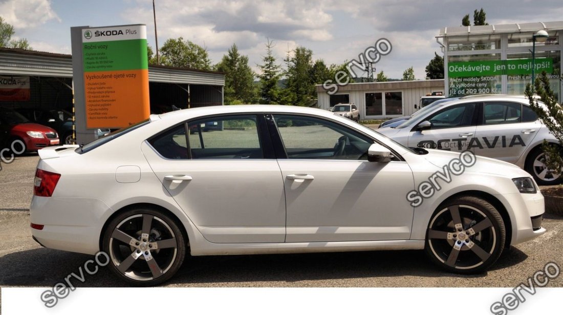 Eleron prelungire portbagaj  tuning sport Skoda Octavia 3 5E RS 2013-2017 v2