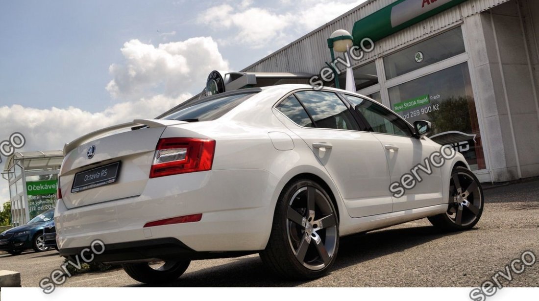 Eleron prelungire portbagaj  tuning sport Skoda Octavia 3 5E RS 2013-2017 v2