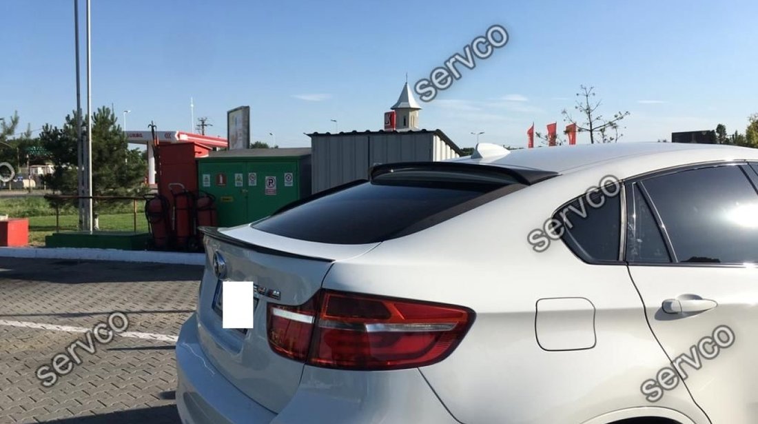 Eleron prelungire portbagaj tuning sport spoiler BMW X6 E71 E72 Mlook pachet M tech v1