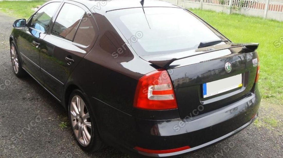 Eleron RS spoiler portbagaj tuning sport Skoda Octavia 2 RS Sedan Hatchback 2004-2013 v1