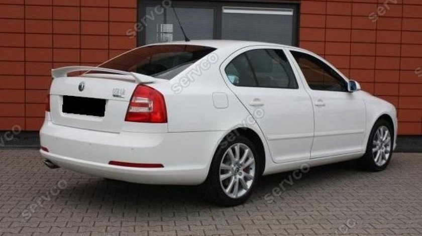 Eleron RS spoiler portbagaj tuning sport Skoda Octavia 2 RS Sedan Hatchback 2004-2013 v1