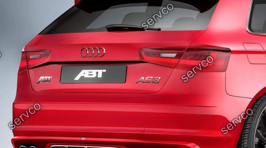 Eleron spoiler adaos Audi A3 8V Sportback S3 Rs3 ABT 2012-2019 v3