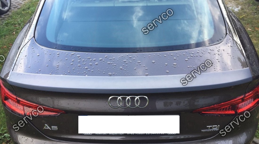 Eleron spoiler adaos Audi A5 F5 8W8 Sportback Sline S5 RS5 2016-2019 v3