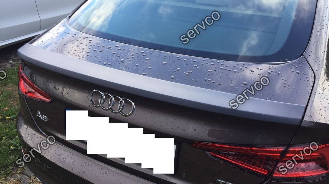 Eleron spoiler adaos Audi A5 F5 8W8 Sportback Sline S5 RS5 2016-2019 v3