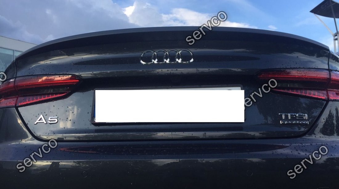 Eleron spoiler adaos Audi A5 F5 8W8 Sportback Sline S5 RS5 2016-2019 v3