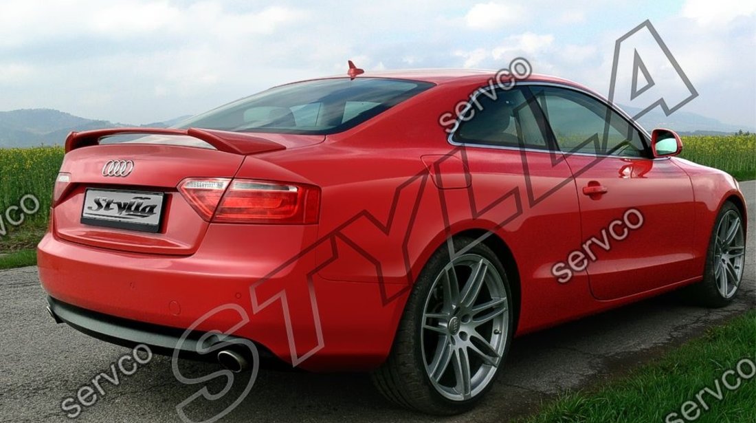 Eleron spoiler adaos portbagaj Audi A5 Coupe 8T 8T3 S5 S line 2007-2012 v4