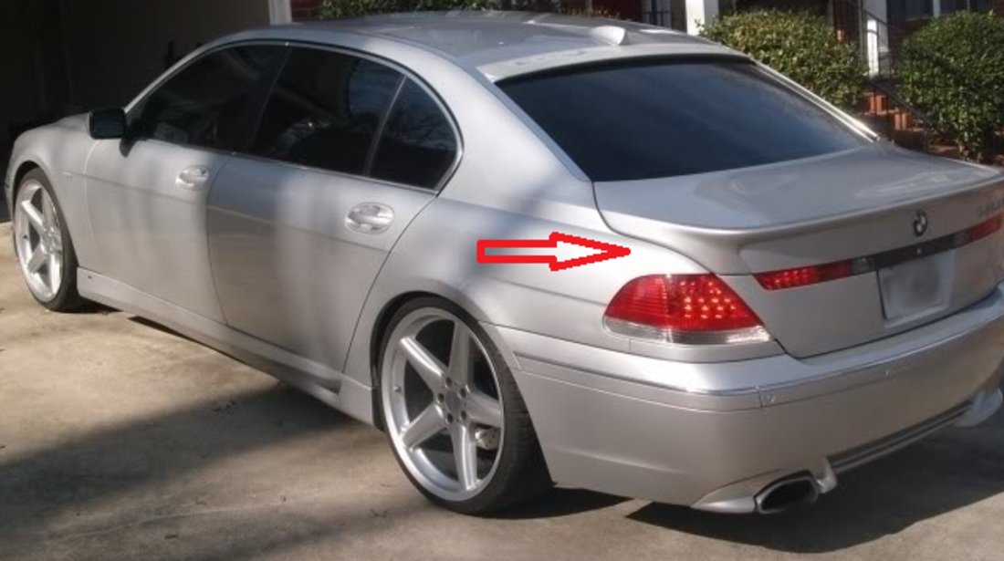 Eleron spoiler adaos portbagaj sport tuning BMW E65 Seria 7 ACS Ac Schnitzer 2001-2008 v1