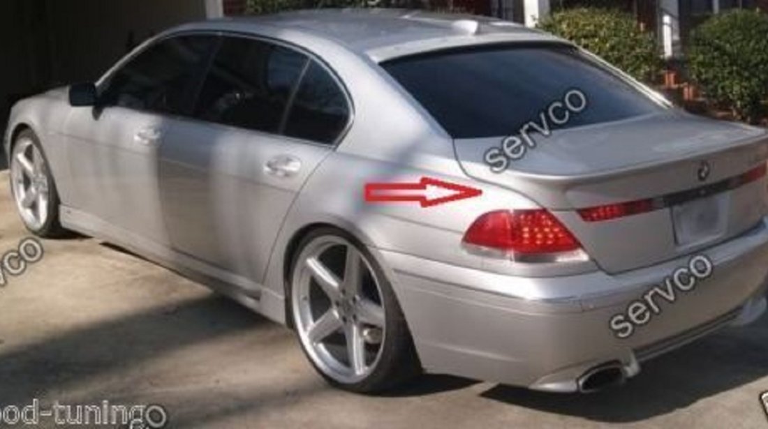 Eleron spoiler adaos portbagaj sport tuning BMW E65 Seria 7 ACS Ac Schnitzer 2001-2008 v1