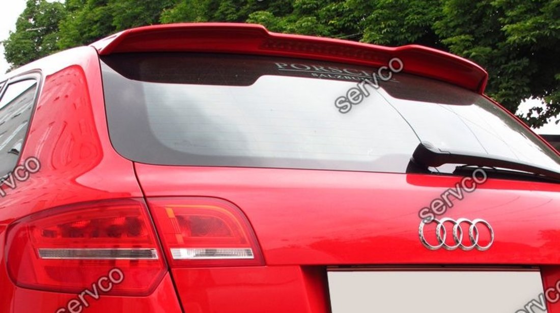 Eleron spoiler Audi A3 8P Sportback RS3 S3 S line 2005-2012 v2