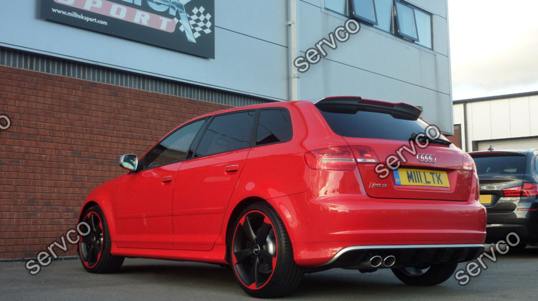 Eleron spoiler Audi A3 8P Sportback RS3 S3 S line 2005-2012 v2