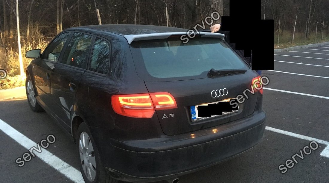 Eleron spoiler Audi A3 8P Sportback RS3 S3 Votex Sline 2005-2012 v3