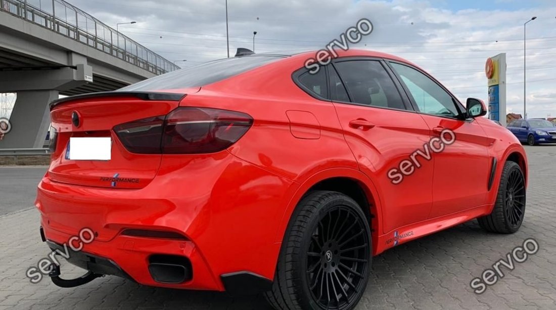 Eleron spoiler BMW X6 F16 M50D Aero 2014-2018 v1