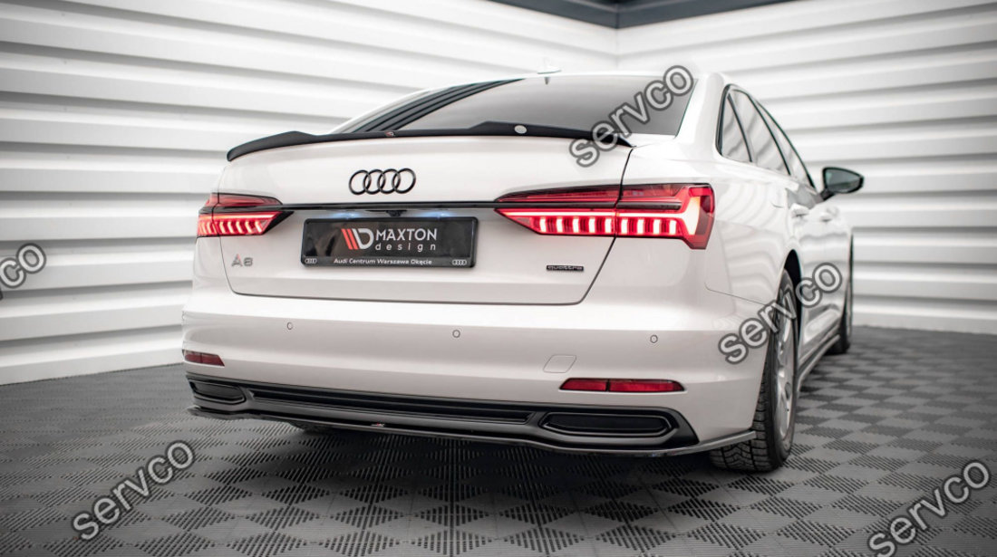 Eleron spoiler cap Audi A6 C8 Sedan 2019- v8 - Maxton Design