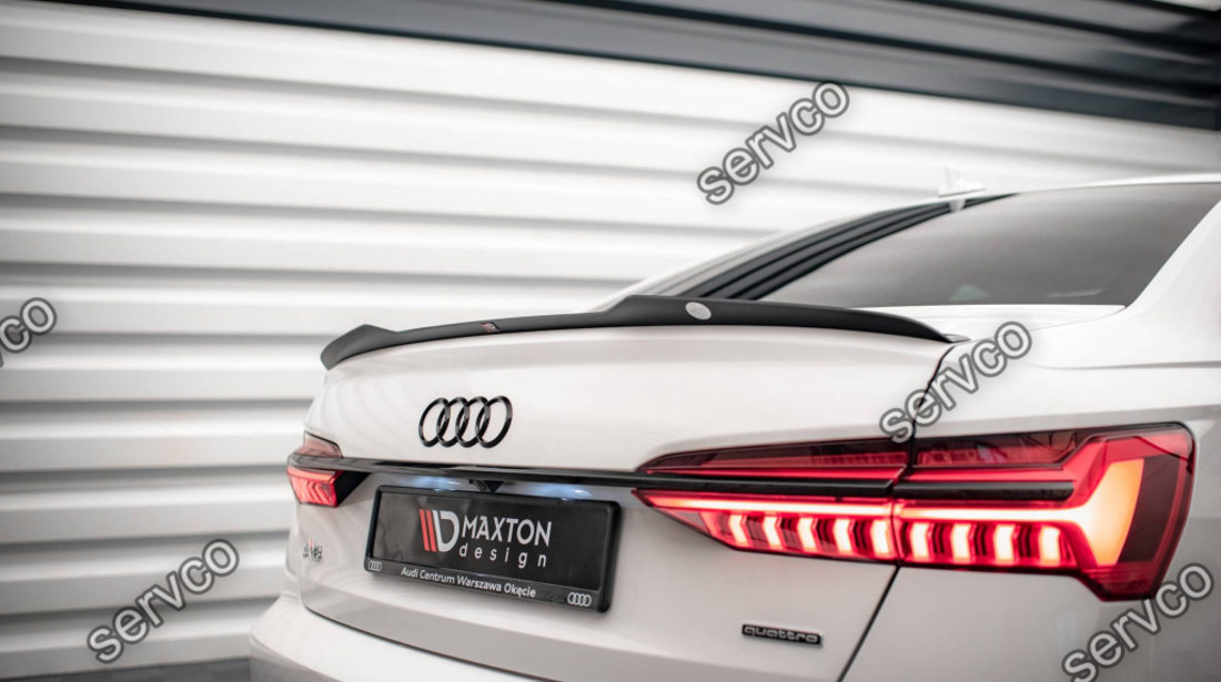 Eleron spoiler cap Audi A6 C8 Sedan 2019- v8 - Maxton Design