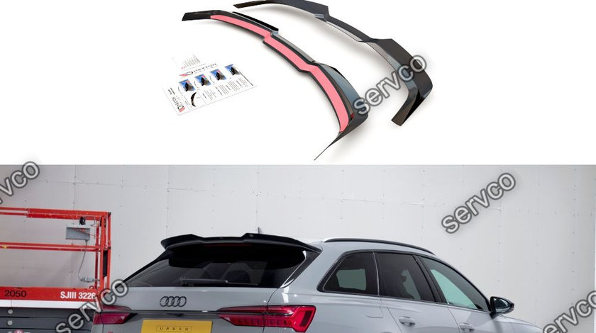 Eleron spoiler cap Audi A6 RS6 C8 2019- v3 - Maxton Design