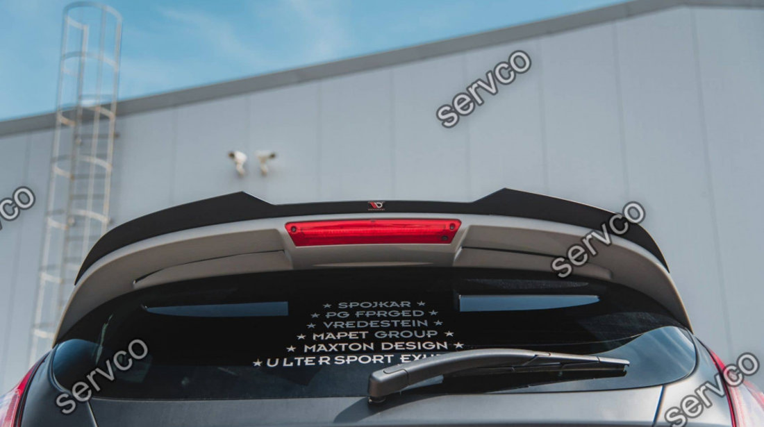 Eleron spoiler cap Ford Fiesta Mk7 ST Black and White Edition Facelift 2013-2016 v12 - Maxton Design