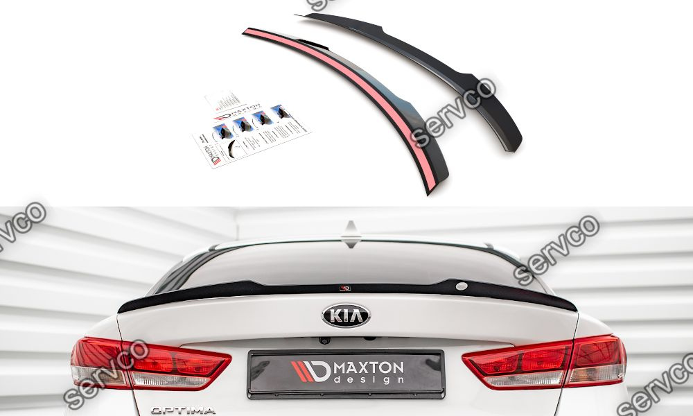 Eleron spoiler cap Kia Optima Mk4 2015-2020 v1 - Maxton Design