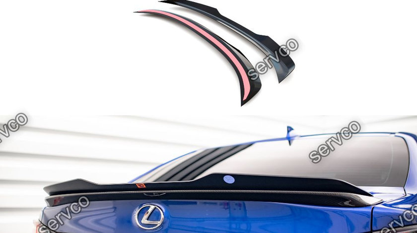 Eleron spoiler cap Lexus GS F Mk4 Facelift 2015-2020 v2 - Maxton Design