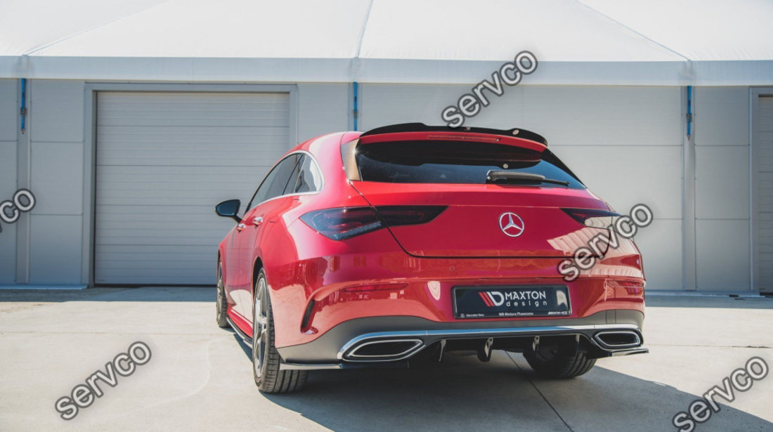 Eleron spoiler cap Mercedes CLA Shooting Brake AMG-Line (X118) 2019- v1 - Maxton Design